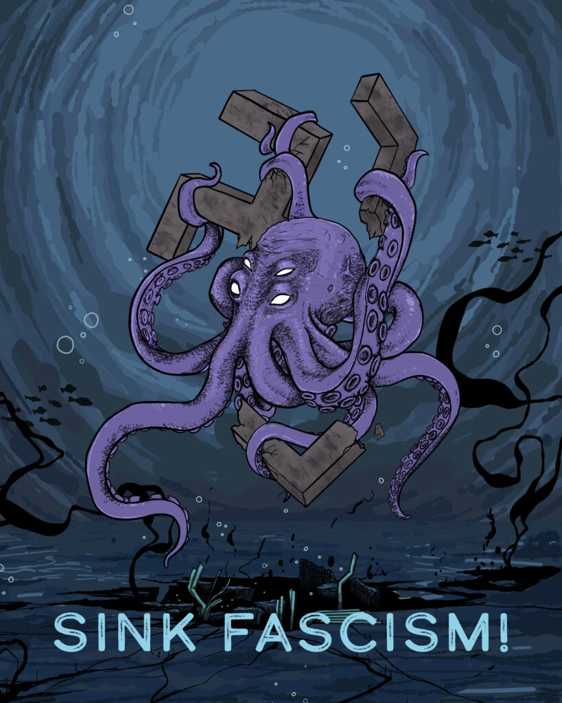 HELLSEATIC2024 SinkFascismKraken unten