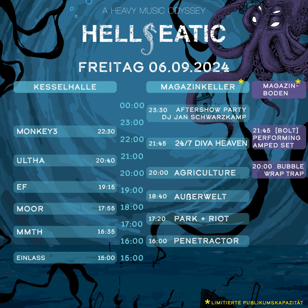 HELLSEATIC2024 Timetable 01 quadrat Freitag 1